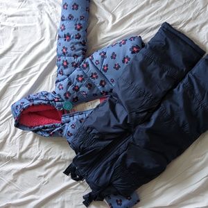 Brand New OshKosh snow overalls and jacket.